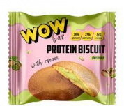 Печенье протеиновое WOWBAR с начинкой со вкусом фисташка 40г 