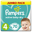  Подгузники Памперс (Pampers) Active Baby Maxi размер 4 (9-14 кг) 70